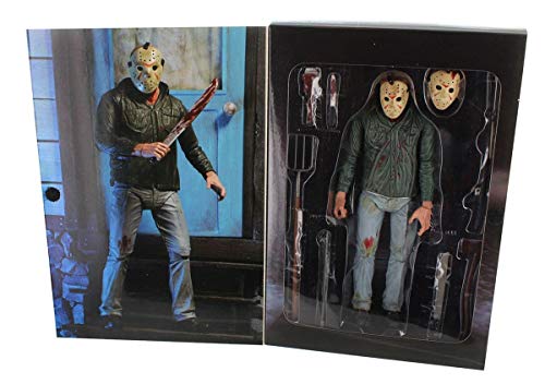 NECA - Friday The 13th, Parte 3 Jason Battle Damage Viernes 13, Figura de 18 cm (NEC0NC39783)