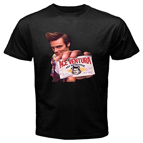New Ace Ventura Pet Detective 90's Movie Men's Black T-Shirt Size S to 3XL,3XL