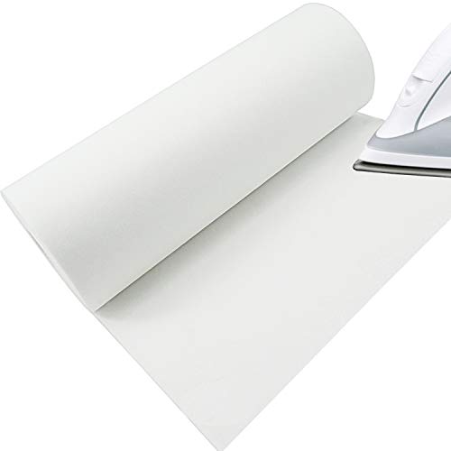 New brothread Termoadhesiva/Fusible Cut Away (Corte Away) Estabilizador de Bordado 12" x 25Yd (30cmx23M) Rollo - Peso Medio 70gm (2.5oz) - 3 opciones - Tear Away/Cut Away/No Show Mesh