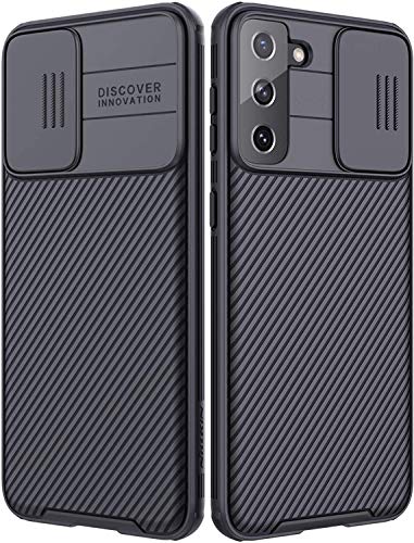 NILLKIN Funda Samsung Galaxy S21+/S21 Plus, [Protección de la cámara] Estuche híbrido Parachoques Premium no voluminoso Delgado Funda rígida para PC para Samsung Galaxy S21+(6.7'')