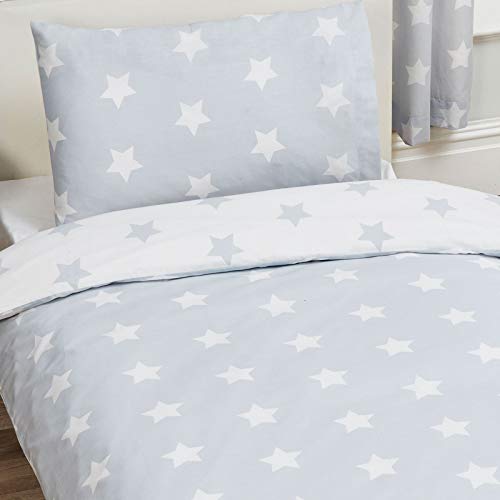 NUEVO precio justo a casa estrellas blancas juego de edredón junior NUEVO precio justo a casa estrellas blancas juego de edredón junior