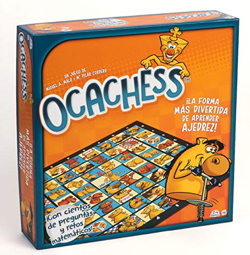 Ocachess - Juego de Mesa para Aprender AJEDREZ, Novedad La Forma más Divertida de Aprender ajedrez.