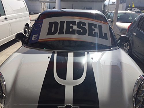 Oedim Parasol publicitario Diesel | Cartel Diesel concesionarios | Cartel Coche Diesel | Cartel Coche Diesel de ocasion