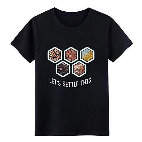 OF Let s Settle TH is Settlers Catan t Shirt Designing tee Shirt O Neck Trend Sunlight Funny Casual Spring Family Shirt
