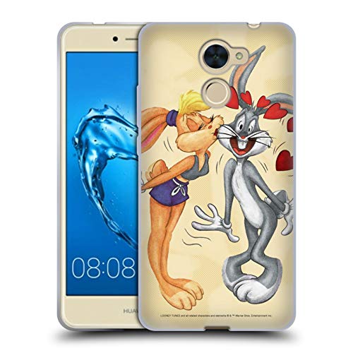 Official Looney Tunes Bugs Bunny and Lola Bunny Season Soft Gel Case Compatible for Huawei Y7 Prime / Y7 (2017)