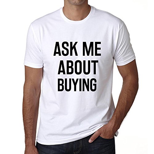 One in the City Ask me About Buying, Camiseta Hombre, Camiseta con Palabras, Regalo Camiseta