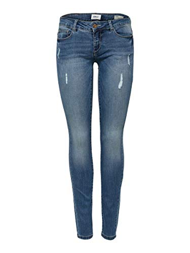 ONLY Onlcoral Sl Sk Dnm Jeans Bj8191-1 Noos, Mujer, Azul (Medium Blue Denim), W27/L30 (Talla del fabricante: 27)