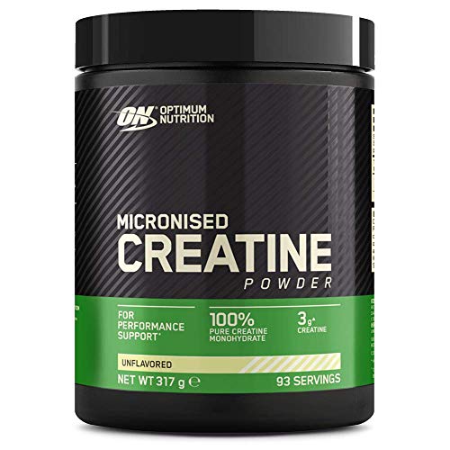 Optimum Nutrition ON Creatina Monohidrato Micronizada, Creatina en Polvo, Suplementos Deportivos para Rendimiento, Sin Sabor, 93 Porciones, 317 g, Embalaje Puede Variar Optimum Nutrition ON Creatina Monohidrato Micronizada, Creatina en Polvo, Suplementos Deportivos para Rendimiento, Sin Sabor, 93 Porciones, 317 g, Embalaje Puede Variar