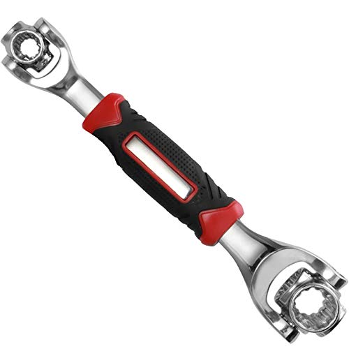 OurLeeme El zócalo de herramientas de 360 ​​grados de la llave de Tigre 48 en 1 funciona con pernos estriados Torx para la reparación universal de automóviles