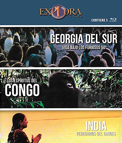 PACK EXPLORA (Georgia del Sur, Congo, India) [Blu-ray]
