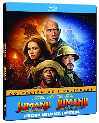 Pack Jumanji: Bienvenidos a la jungla + Jumanji: El siguiente nivel - Edición Metálica (BD) [Blu-ray]