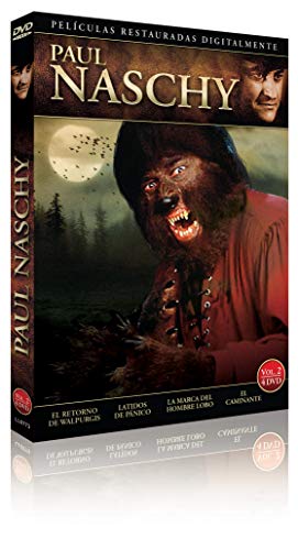 Pack Paul Naschy 4 DVDs El Retorno de Walpurgis + Latidos de Pánico + El Caminante + La Marca del Hombre Lobo