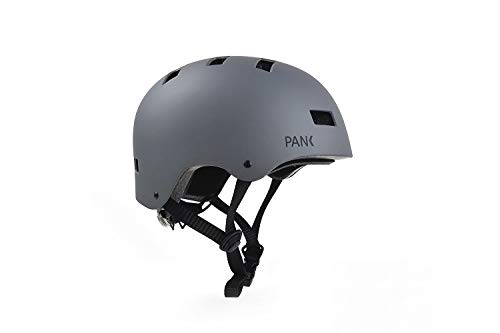 PANK Casco Patinete Eléctrico, Bicicleta Urbana, Patines y Skateboard. Luz LED Posterior Multi posición. Diseño Muy Ligero con ventilación Integral. Mucha Comodidad y Máxima Seguridad. (Gris Mate, M) PANK Casco Patinete Eléctrico, Bicicleta Urbana, Patines y Skateboard. Luz LED Posterior Multi posición. Diseño Muy Ligero con ventilación Integral. Mucha Comodidad y Máxima Seguridad. (Gris Mate, M)