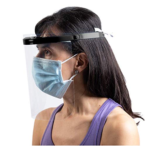 Pantalla protectora facial transparente, visera en forma de mascara para usos sanitarios gafas protectoras para evitar contaminación de los ojos a partir de salpicaduras Hombre/Mujer Pantalla protectora facial transparente, visera en forma de mascara para usos sanitarios gafas protectoras para evitar contaminación de los ojos a partir de salpicaduras Hombre/Mujer