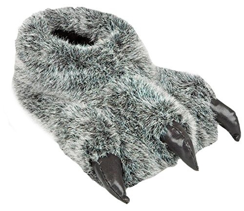 Pantuflas divertidas para hombre, con diseño de garra de oso o monstruo, ideal para regalo, color Gris, talla 43/44 EU Pantuflas divertidas para hombre, con diseño de garra de oso o monstruo, ideal para regalo, color Gris, talla 43/44 EU