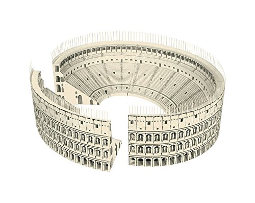 PaperLandmarks Coliseo, Kit De Construcción Modelo de Papel