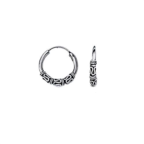 Par de plata NKlaus Pendientes de plata esterlina 925 Celtic Creoles Gothic Celtic Ear Piercing 16mm 5042 Par de plata NKlaus Pendientes de plata esterlina 925 Celtic Creoles Gothic Celtic Ear Piercing 16mm 5042