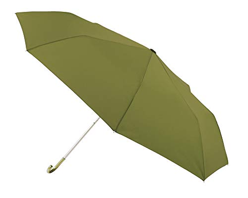 Paraguas básico de Vogue de Estilo clásico y Atemporal Que incorpora un Bonito Mango Curvo de Efecto esmaltado. Paraguas Plegable y antiviento. (Visón) Paraguas básico de Vogue de Estilo clásico y Atemporal Que incorpora un Bonito Mango Curvo de Efecto esmaltado. Paraguas Plegable y antiviento. (Visón)