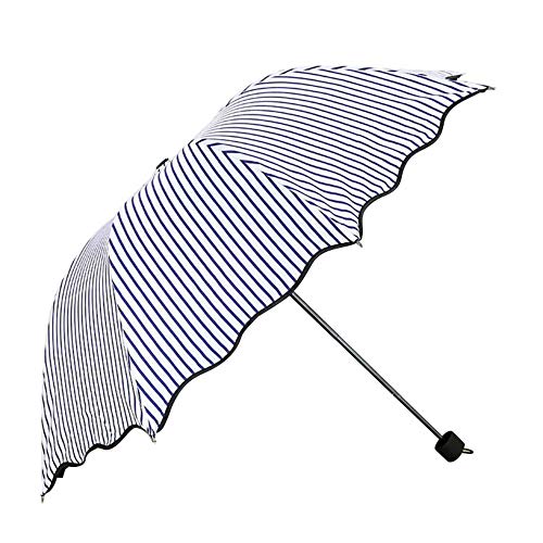 Paraguas británico de Hoja de Loto de Viento britanico Paraguas de plástico Negro Lluvia y Lluvia Paraguas Doble de Uso Doble para Hombres y Mujeres Paraguas publicitario Plegable