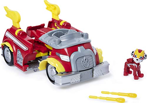 Paw Patrol 6053686 Super Charged Mighty Pups Marcus - Vehículo transformable de La Patrulla Canina