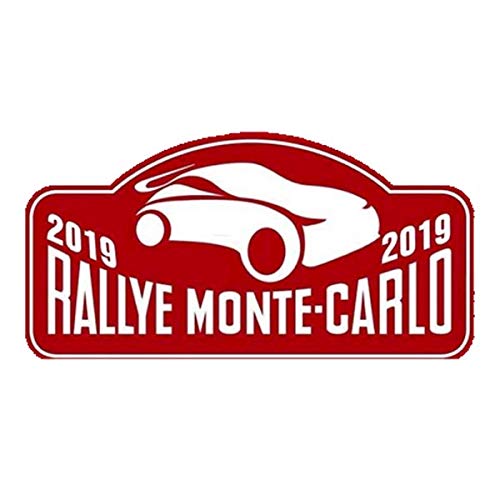 Pegatina Placa Fia WRC Rallye Montecarlo 2019 PR140