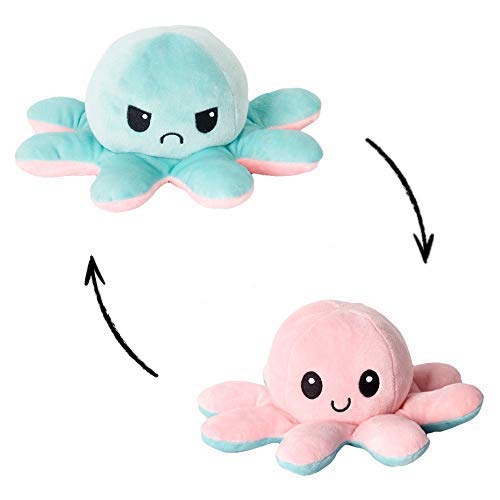Peluche Pulpo Reversible, Pulpo de Peluche, Lindo Pulpo de Peluche, Flip Octopus Doble Cara, Juguetes Creativos, Muñeco Pulpo doble cara, Muñeco de peluche suave, Regalos para niños (cian/rosa) Peluche Pulpo Reversible, Pulpo de Peluche, Lindo Pulpo de Peluche, Flip Octopus Doble Cara, Juguetes Creativos, Muñeco Pulpo doble cara, Muñeco de peluche suave, Regalos para niños (cian/rosa)