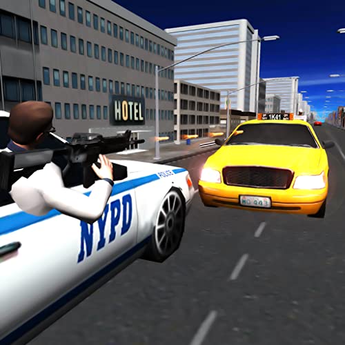 Persecución del coche de policía Crime City 3D