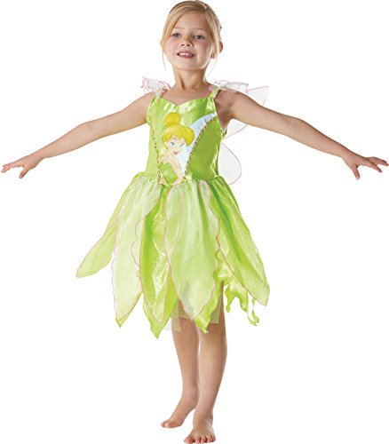 Peter Pan - Disfraz de Hada Campanilla clásico para niña, infantil 3-4 años (Rubie's 881868-S)