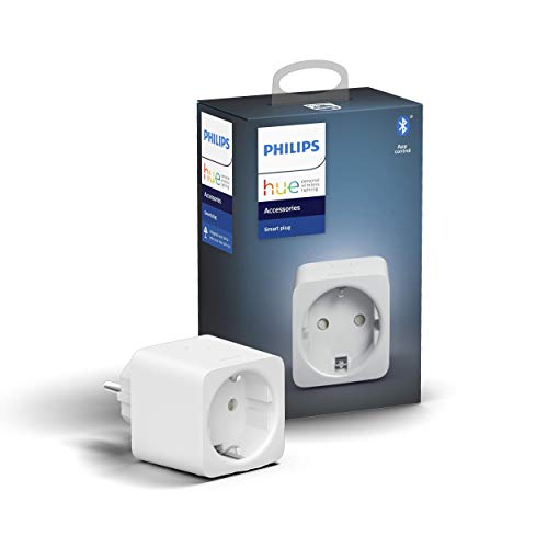 Philips Hue Enchufe Smart Plug, con Bluetooth, Compatible con Alexa y Google Home