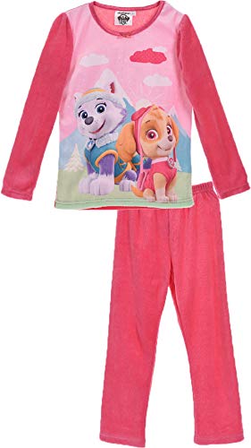 Pijama para niña Rosa da La Patrulla Canina