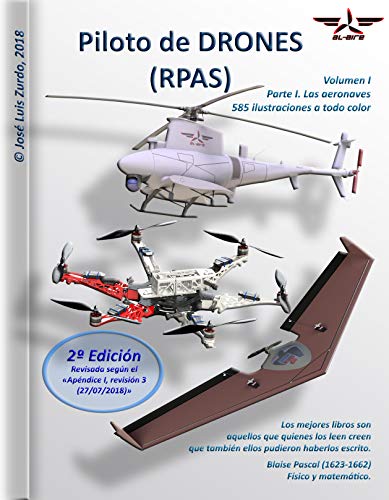 Piloto de DRONES (RPAS): Volumen I - Parte I. Las aeronaves.