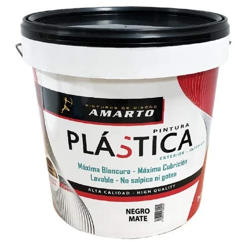 Pintura Plastica Negro Mate (750 ML.) Pintura Plastica Negro Mate (750 ML.)