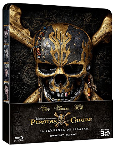 Piratas Del Caribe: La Venganza De Salazar - Edición Metálica (2D + 3D) [Blu-ray]