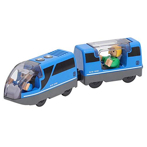 Pista de tren, juguetes de tren eléctrico Juguetes de locomotora de tren de aleación magnética para niños compatibles con pistas de calidad