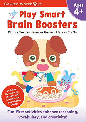 Play Smart Brain Boosters 4+: For Ages 4+ (Gakken Workbooks)