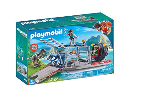 PLAYMOBIL Dinos Hidrodeslizador con Jaula, Flotante, a Partir de 4 Años (9433) PLAYMOBIL Dinos Hidrodeslizador con Jaula, Flotante, a Partir de 4 Años (9433)