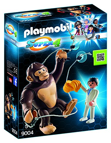 Playmobil Super 4 - Gorila Gigante Gonk, Personaje de la Serie Super 4, Multicolor (9004) Playmobil Super 4 - Gorila Gigante Gonk, Personaje de la Serie Super 4, Multicolor (9004)