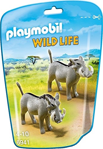 Playmobil Vida Salvaje- Facoceros Africanos Animales, Multicolor, 6 x 18 x 12,2 cm (Playmobil 6941)