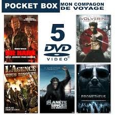 Pocket box 5 films ( Die hard, L'Agence Tous Risques , la planète des singes - les origines -, Wolverine, le combat de l'immortel, Prometheus )