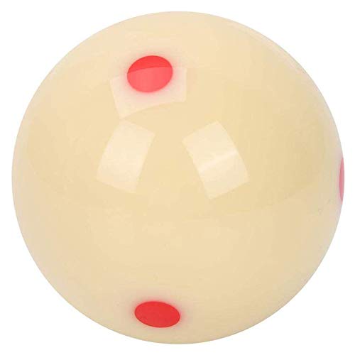 POFET Bola de billar de 57 mm para niños y adultos, color blanco