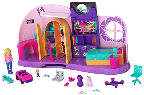 Polly Pocket Habitación Polly-Transformación, casa de muñecas (Mattel FRY98) , color/modelo surtido Polly Pocket Habitación Polly-Transformación, casa de muñecas (Mattel FRY98) , color/modelo surtido