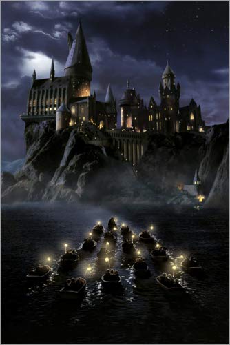 Póster 20 x 30 cm: Harry Potter and The Philosopher's Stone, Hogwarts de Warner Bros. Entertainment GmbH - impresión artística, Nuevo póster artístico