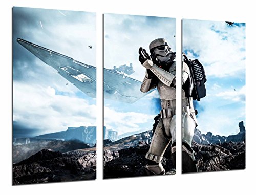 Poster Fotográfico Star Wars Ejercito Darth Vader, Batalla Soldado Nave Tamaño total: 97 x 62 cm XXL