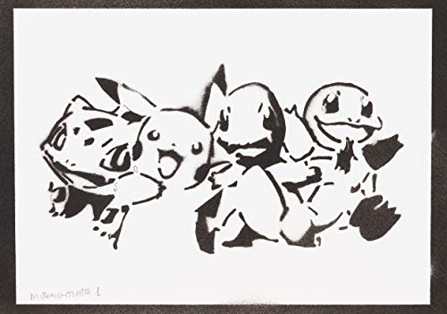 Poster Pokemon Grafiti Hecho a Mano - Handmade Street Art - Artwork