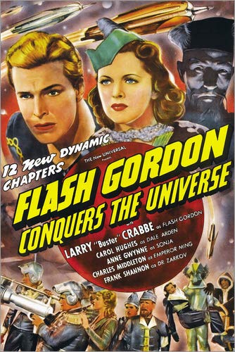 Posterlounge Cuadro de PVC 60 x 90 cm: Flash Gordon Conquers The Universe de Everett Collection