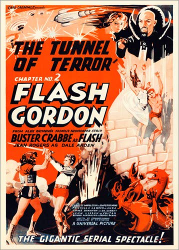 Posterlounge Cuadro de PVC 70 x 90 cm: Flash Gordon de Entertainment Collection