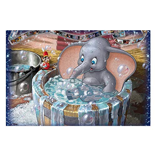 Promini Rompecabezas de Madera 1000 Piezas de Disney Dumbo, edición de coleccionista, Juegos de Rompecabezas Diarios para Adultos y niños
