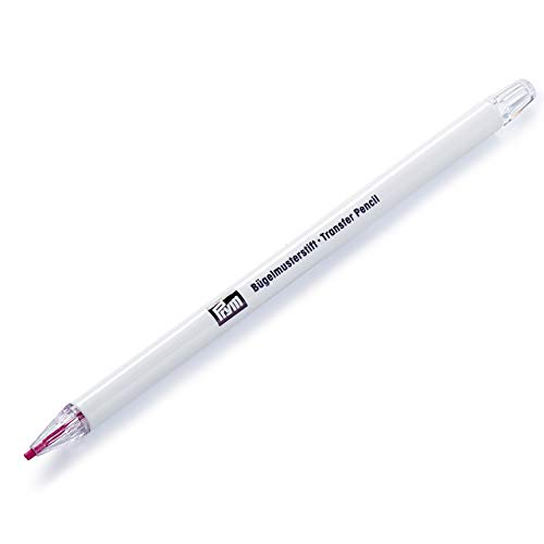 Prym - Lápiz para Transferencia de Patrones sobre Tejidos Mediante Plancha (se Puede borrar con Agua), Color Rojo Prym - Lápiz para Transferencia de Patrones sobre Tejidos Mediante Plancha (se Puede borrar con Agua), Color Rojo