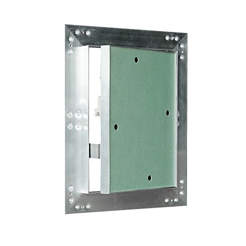 Puerta revisión Trampilla inspección marco aluminio 15x20cm Panel acceso Yeso 12,5 mm Techo Pared