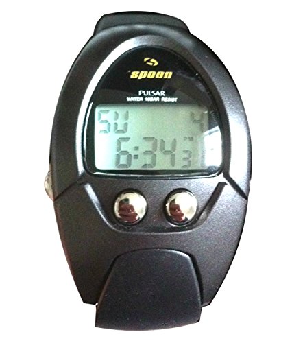 Pulsar Spoon PCW 023 Reloj de pulsera con cronógrafo, alarma y pantalla LCD